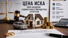Цена иска при разделе имущества супругов: как рассчитать и не переплатить госпошлину