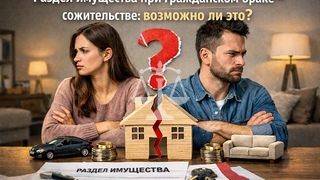 Раздел имущества при гражданском браке - сожительстве: возможно ли это?